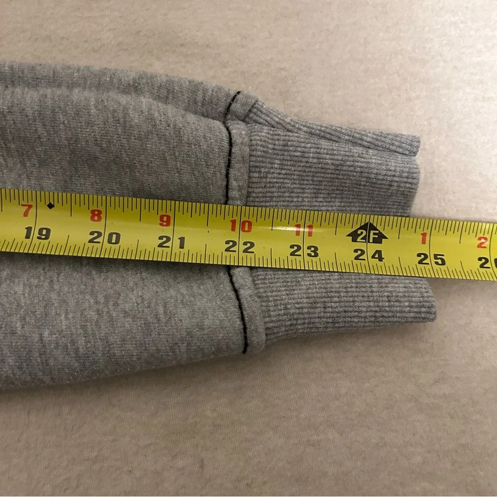 True Religion Men’s Big T‎ Zip Hoodie Full Zip Gray Size S